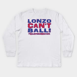 Lonzo Ball Lonzo Can't Ball LAC Edition Kids Long Sleeve T-Shirt